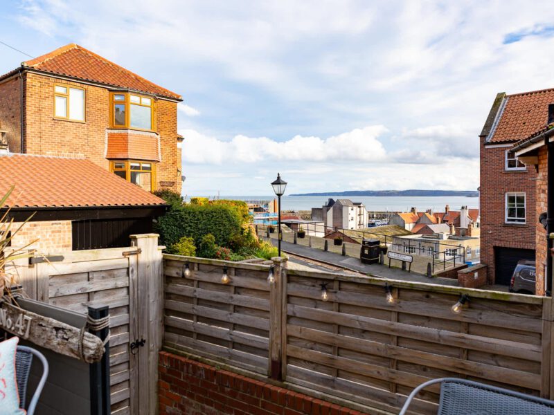 Sea views from Harbour View House, a holiday let in Old Town.