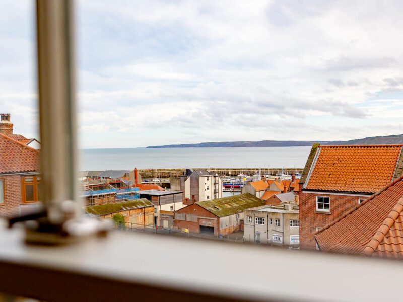 Sea views from Harbour View House, overlooking the old town harbour and coastline.